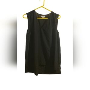 14th & Union Black and Gray Checkered Top